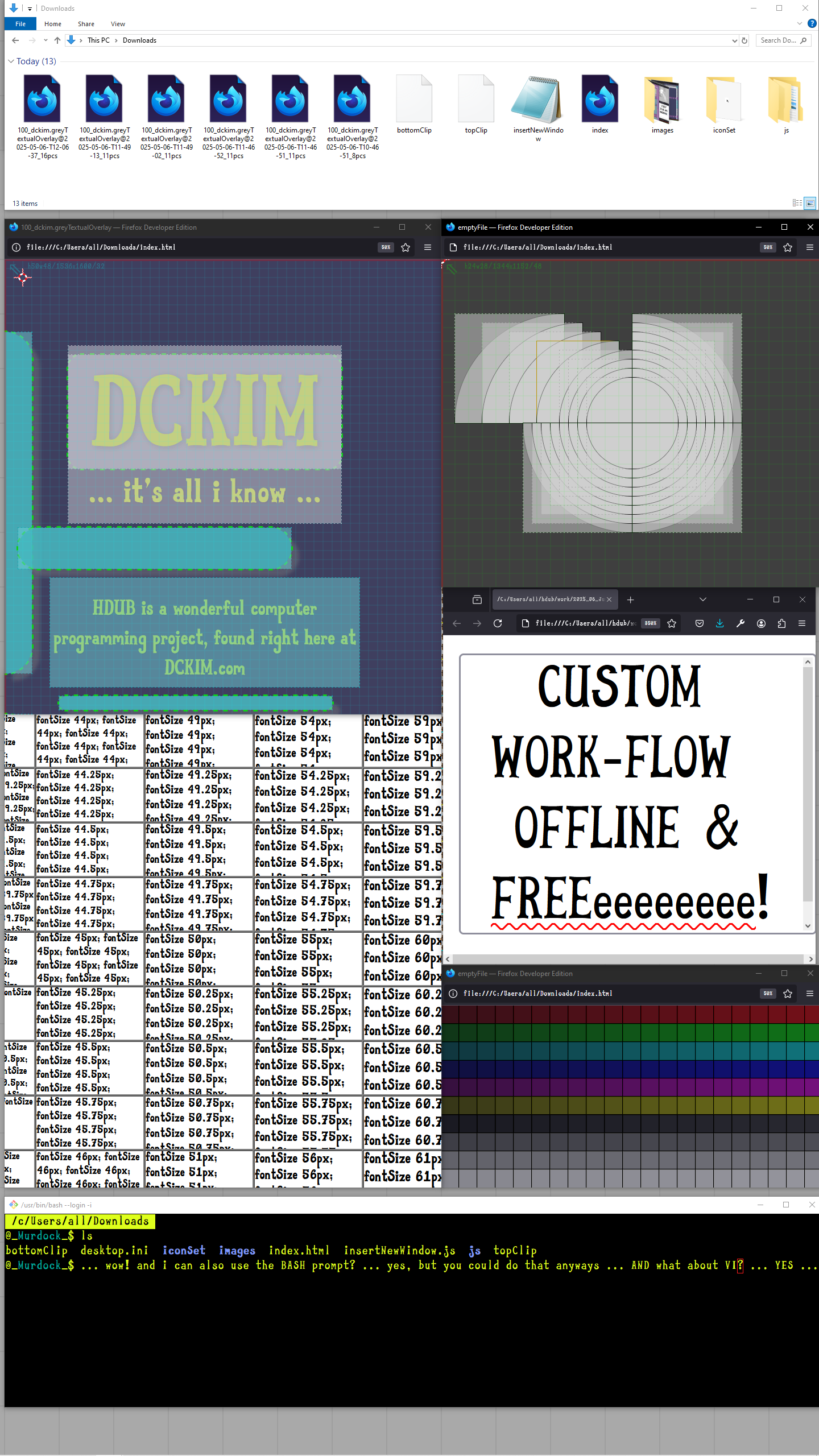 This image is showing how we can develop our own custom workflows. HDUB has flexibility to suit our needs.